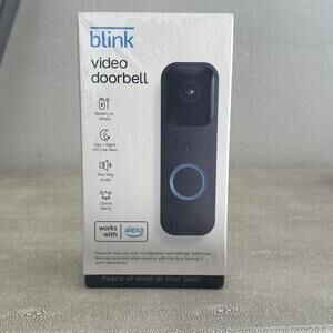 Blink Video Doorbell Smart Wifi Alexa (Battery or Hardwire) Two-Way Audio NEW